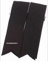 Basic Plain Colour Wool Black Flashes