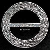 Scarf Ring - Fibula, (M) Celtic Knot, 6 cm